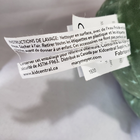 Mary Meyer Loosey Goosey Christmas Bear Plush Stuffed Toy 10 Inch Velour - Picture 9 of 10